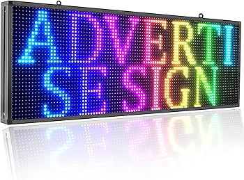 Amazon | P10 Scrolling Bright Full Color Advertising LED